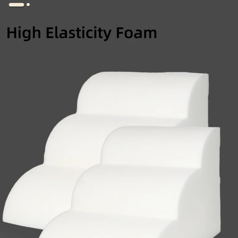 2023 New Multi-Function Portable Home Memory Foam Folding Pet Stair Steps Foam Steps For Pet Dog