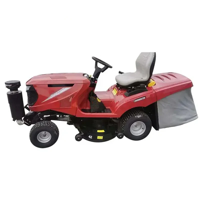 Hot Sale Ride-on Lawn Mower 4wd Tractor  lawn car Gasoline riding Lawn Mower For Garden