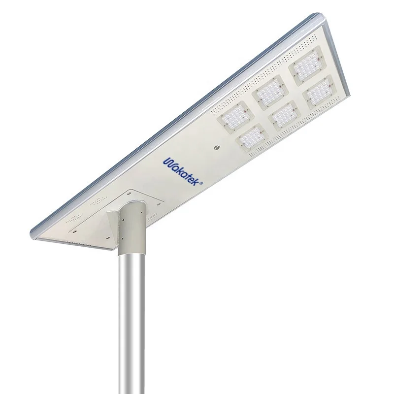 WAKATEK  Hot Selling  High Lumen  Ip65  Waterproof  60w solar  all in one  street light