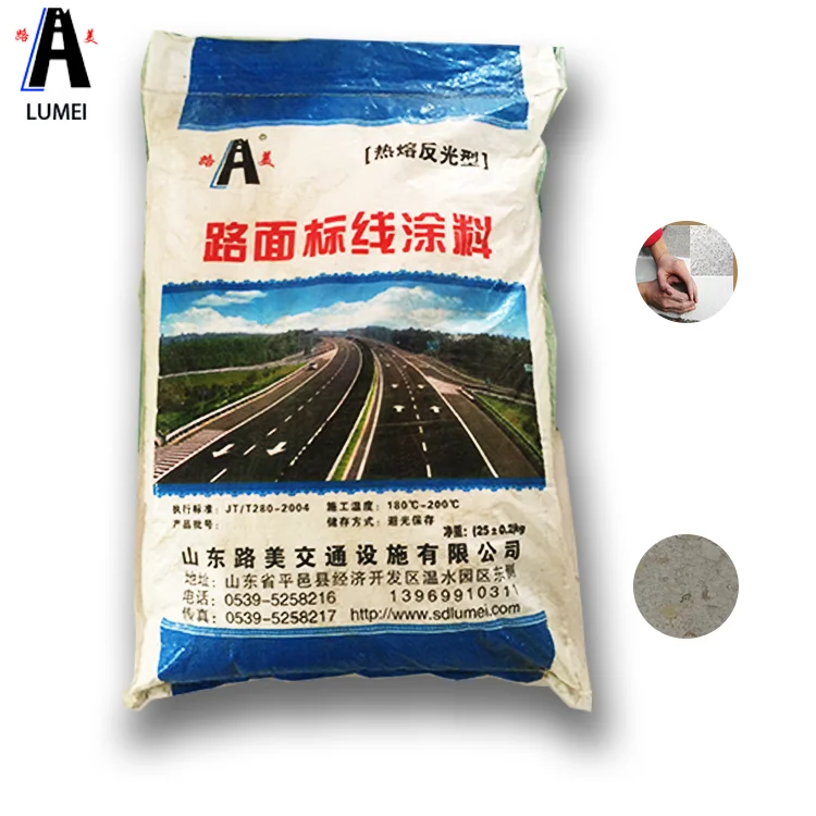 
2019 thermoplastic reflective road marking paint /power painting/road line paint 