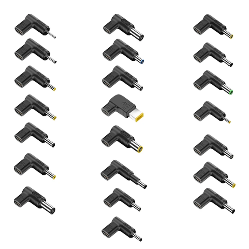 USB to dc PD 100W Laptop Power Charger Power Adapter Connector Type-C Female to DC Male Jack Plug Adapter for Lenovo/HP/Dell