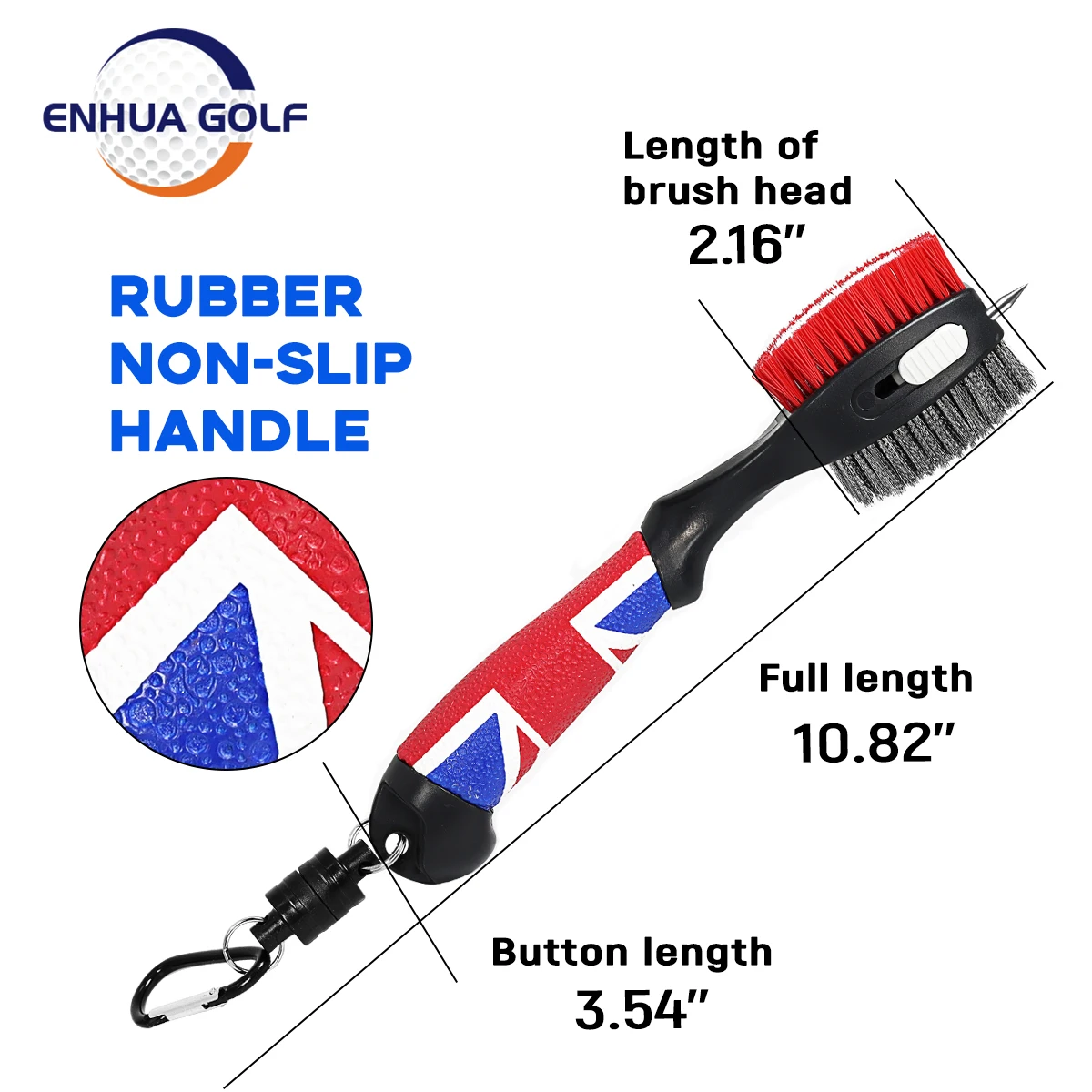 Golf Club Brush Cleaner With Retractable cleaning golf brush cleaner professional golf brush