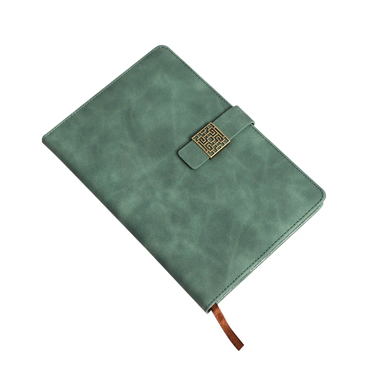Logo Customized PU Leather Diary Note Book Custom Hardback Paper Journal Notebook
