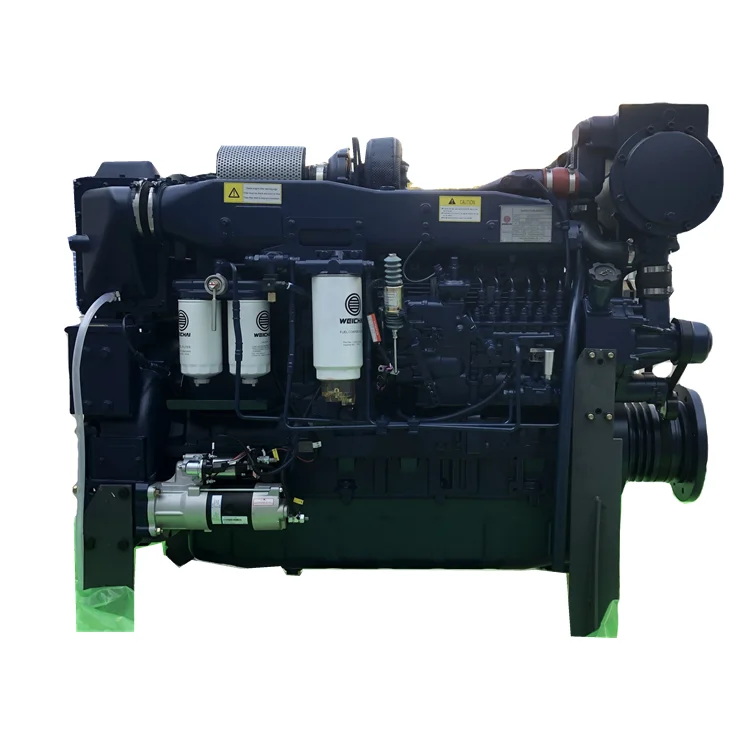 High quality and brand new 4 stroke 6 cylinder Weichai Marine Diesel Engine WD12C327-18