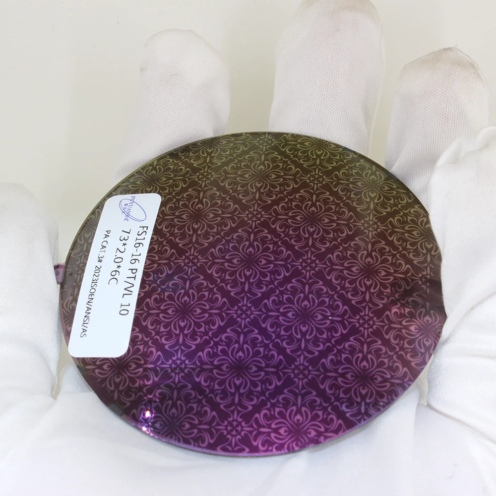 Оптовая цена, зеркальные линзы с узором, солнцезащитные очки, защитные зеркальные линзы с УФ-защитой