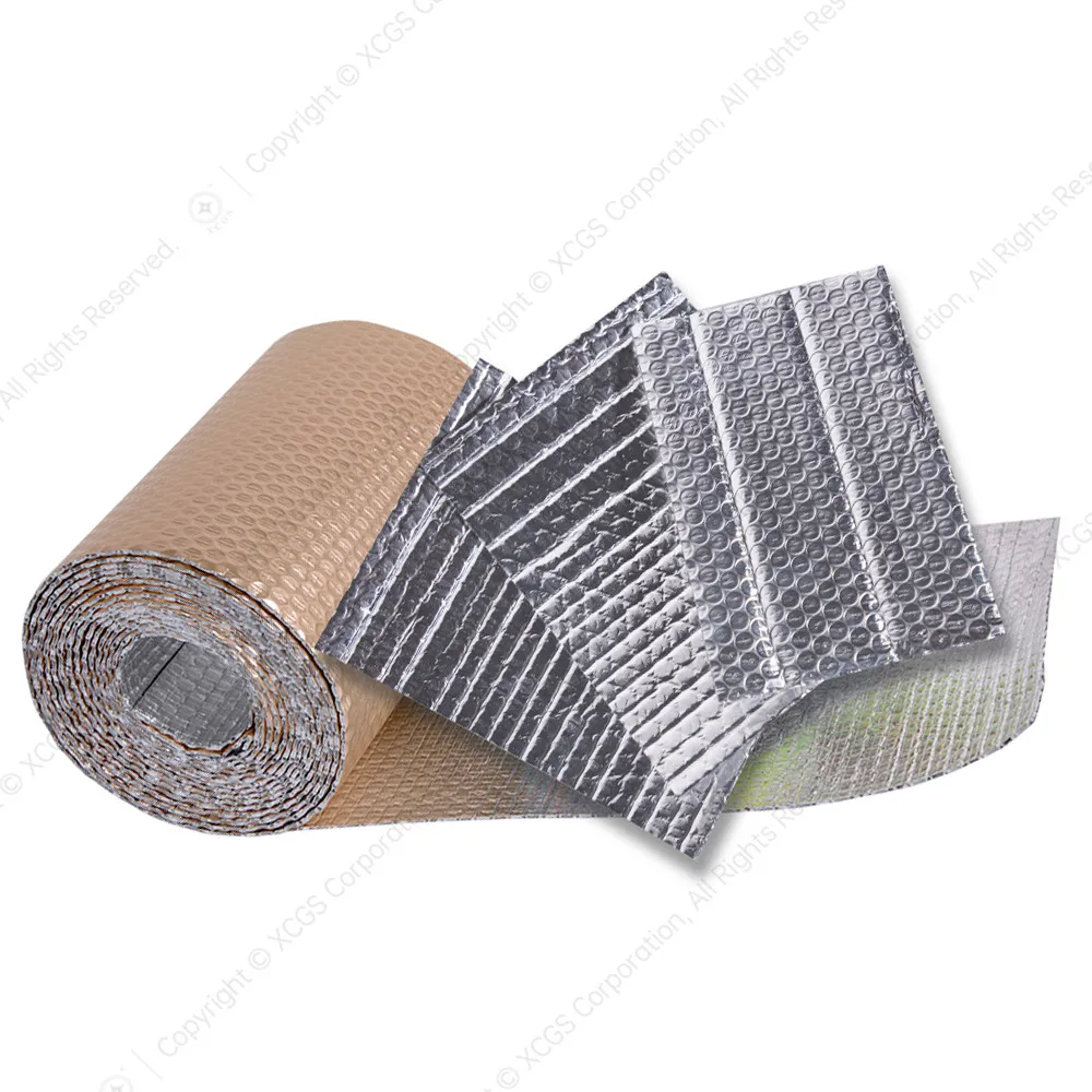 Custom Thickness Size Heat Resistant Thermal Insulated Roll Warehouse Roof Construction Aluminum Foil Bubble Insulation Sheet