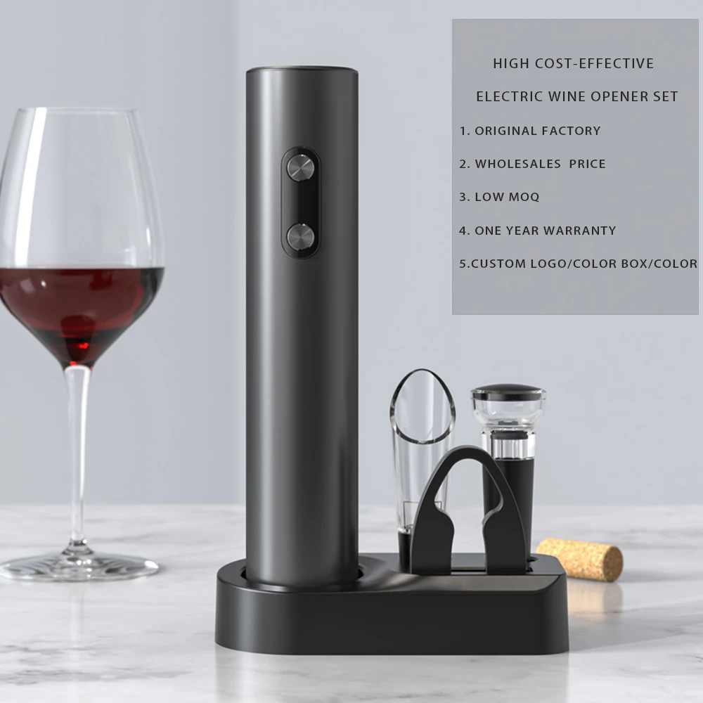 USB C Rechargeable Luxury Wine Opener Set Gift Sets Automatic Bottle Opener Electric Wine Opener