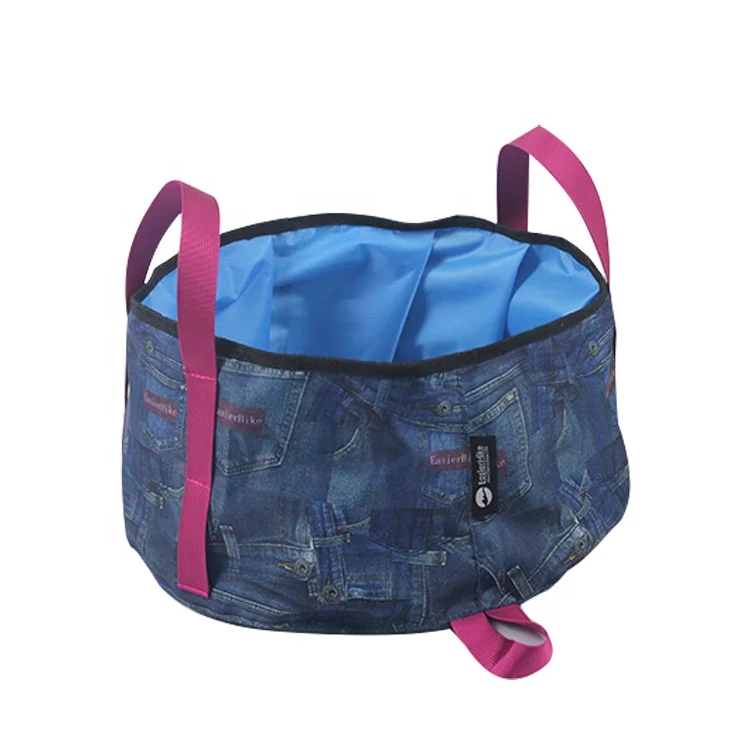 Outdoor Travel Folding Water Basin And Bucket Collapsible Wash Basin Foot Basin