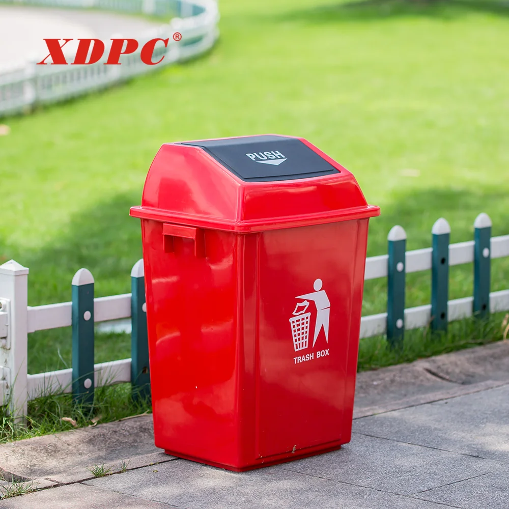 Modern 100 l plastic garbage container bin trash can