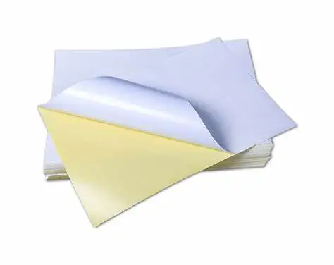 JOHNSON Wholesale sticker label 80gsm Semigloss paper with Removable adhesive for supermarket label