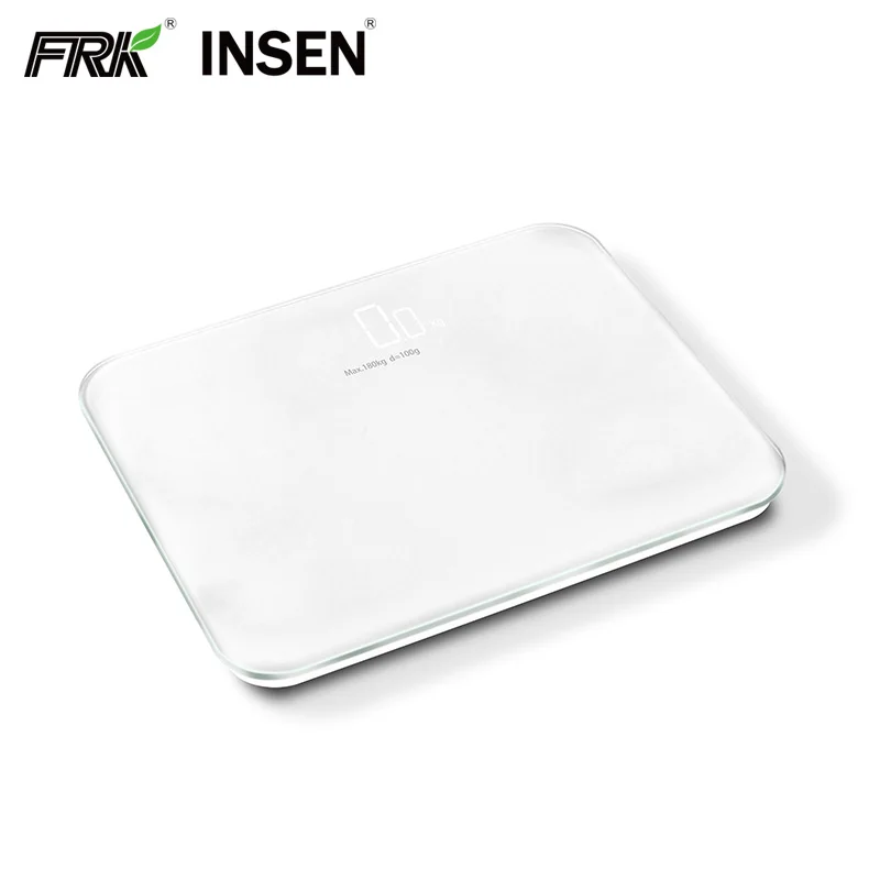 Personal Bathroom Scale Analog Tempered Glass Electronic Digital Weight Scale LED Display 180kg Household Scales All-season