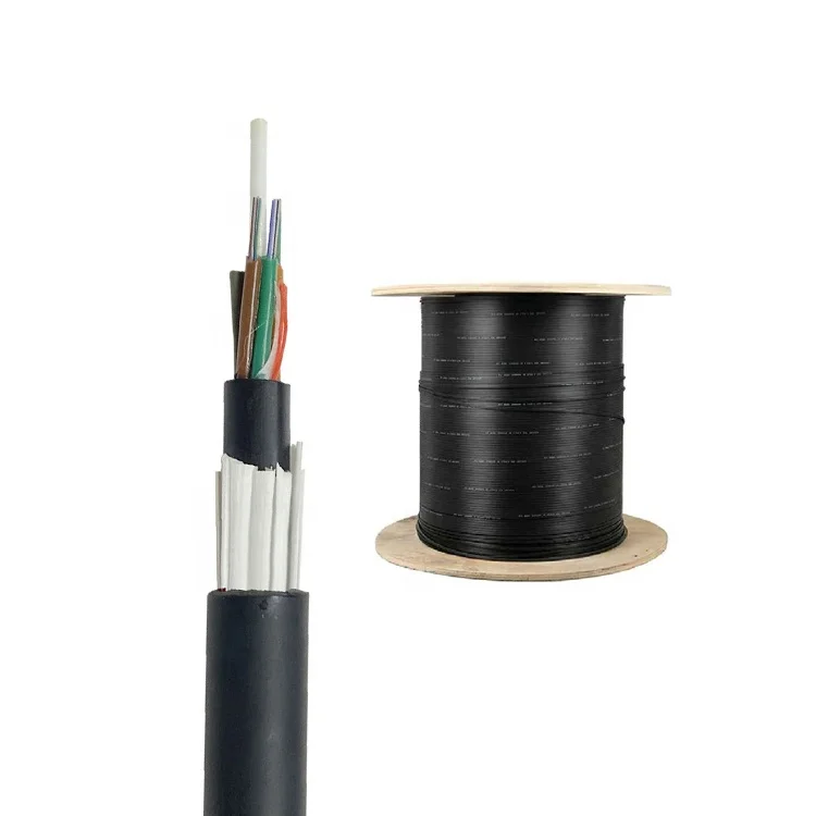 Factory Price GYFTY63 Fibre Optic Cable 12 24 48 72 96 Core Single Mode Outdoor Underground Anti Rodent Fiber Optic Cable