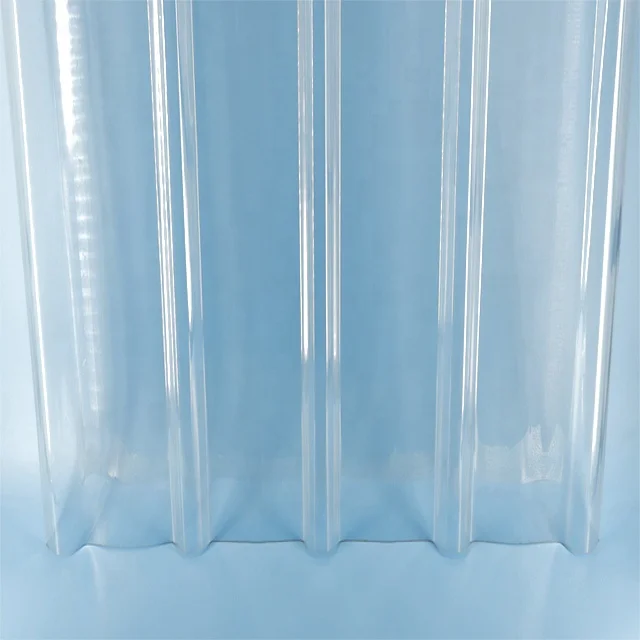 Легкий поликарбонатный прозрачный гофрированный кровельный лист