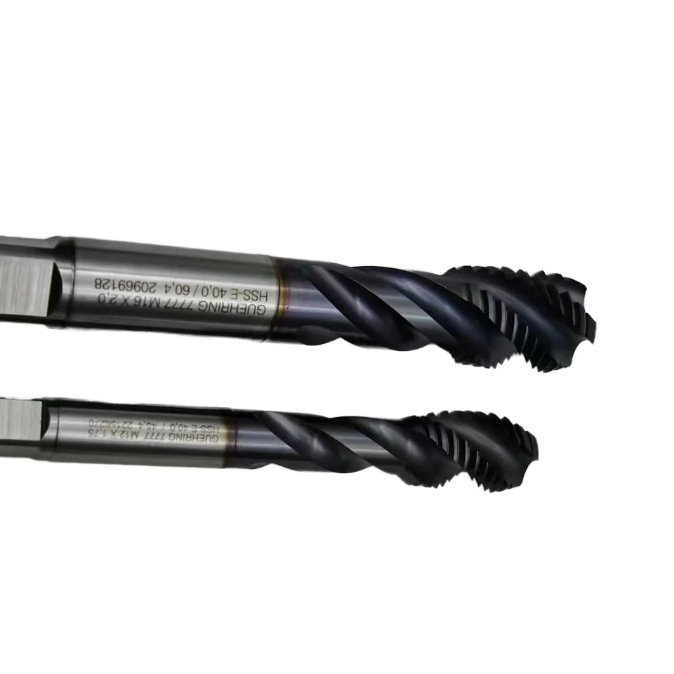 Guhring 7777 Series HSS-E Metric Thread Tap Spiral Groove Tap for JIS Standard for General Processing of Materials below 38HRC
