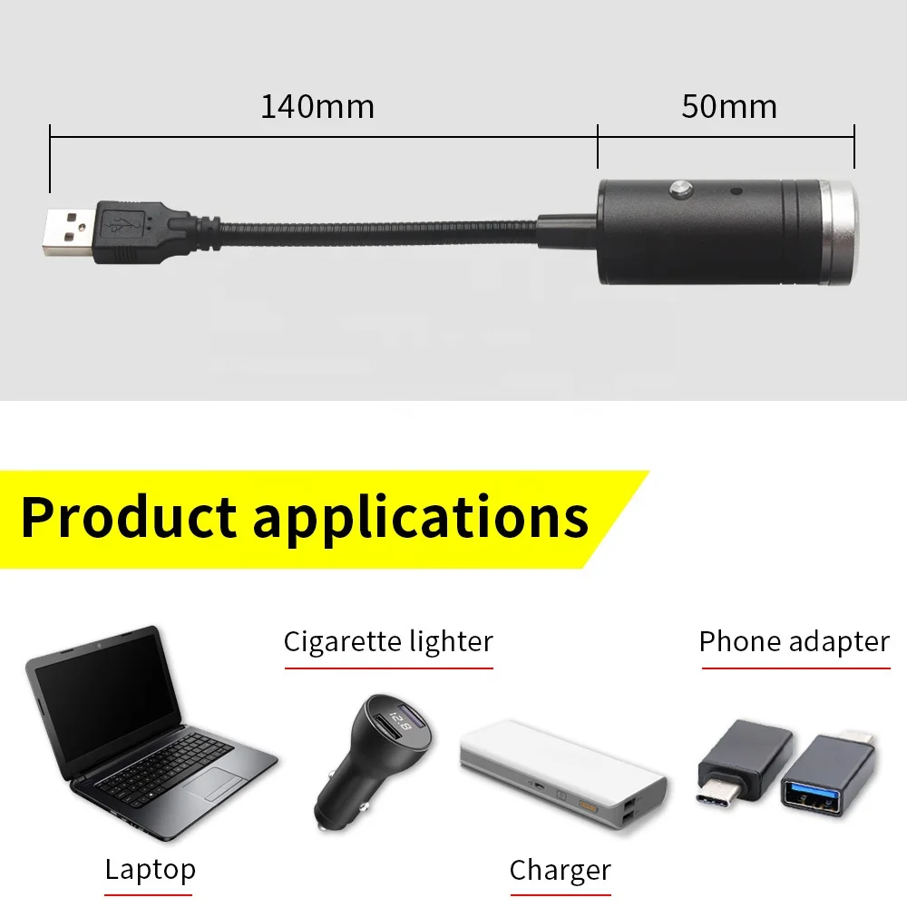 Красный зеленый двухцветный регулируемый USB декоративный светодиодный светильник Звездный Ночной на крышу автомобиля проектор атмосферный для