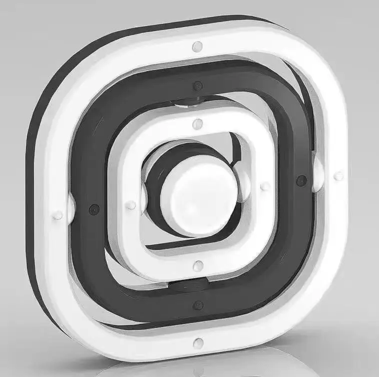 3D infinite Spinning Fidget Toys Magic Square Rotation Gyro Stress Relief Toys Fidget Spinner For Adults Kids