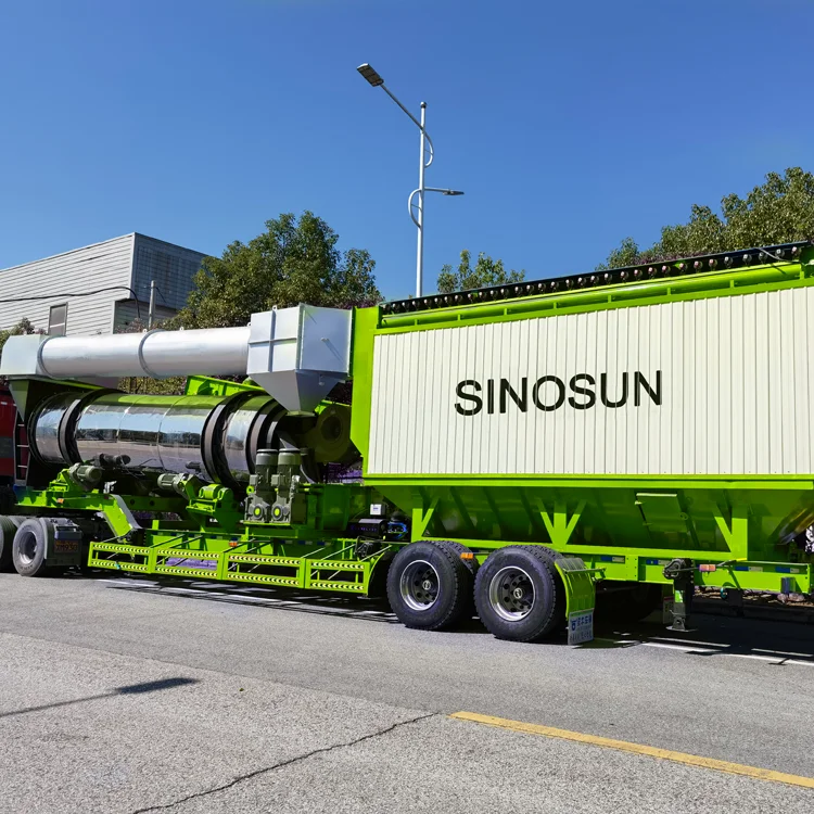 Motor Penggerak Kontinu Seluler Pengaduk Beton 50m3/H Pabrik Pencampur Aspal Bitumen
