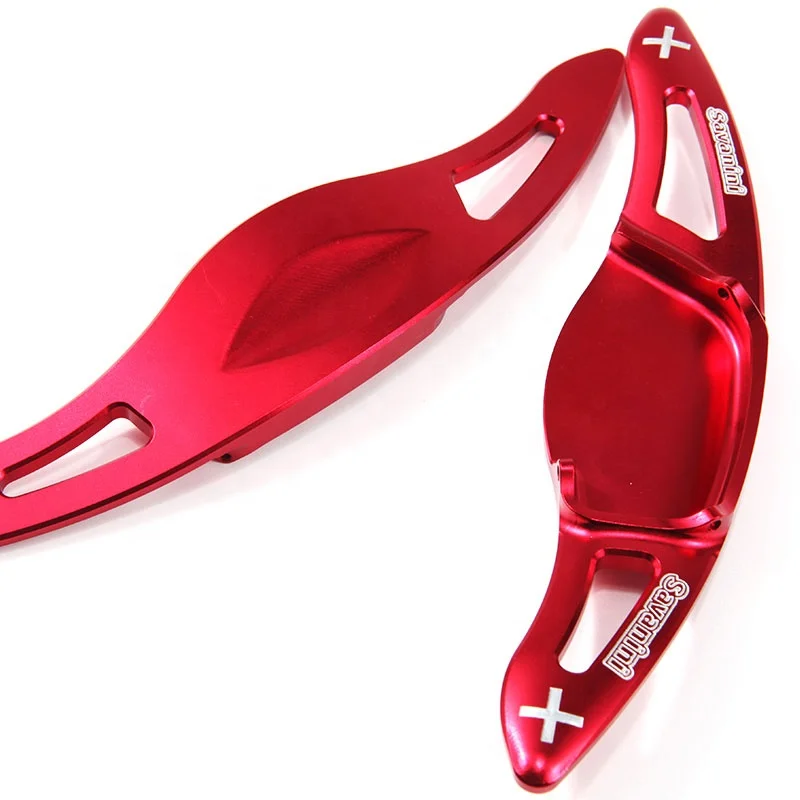 Savanini Aluminum Steering Wheel Shift paddle Shifter Extension for Toyota REIZ LEVIN Camry Corolla Zelas Car styling