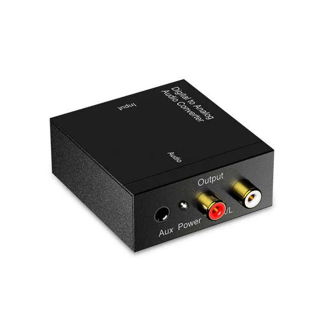 3.5mm Optical Coaxial Toslink Digital to Analog Audio Adapter Converter RCA L/R
