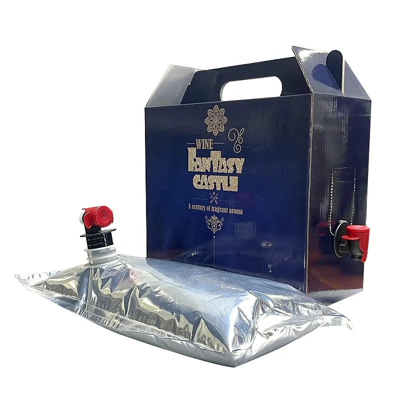 1L 2L 3L 5LBeverage Coffee Wine Cola Sunflower Oliver Oil Milk Water wine packing bag in box dispenser bag liquid bag in box