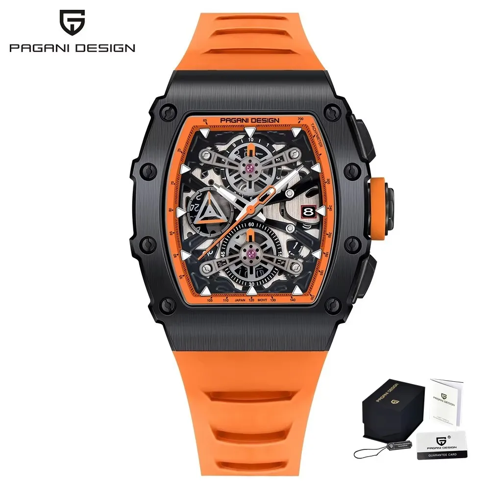 PAGANI DESIGN PD-YS011 New Brand Luxury Quartz watch Japan Epson YM92 Sapphire Glass 5ATM Waterproof Wristwatch Watches for Men