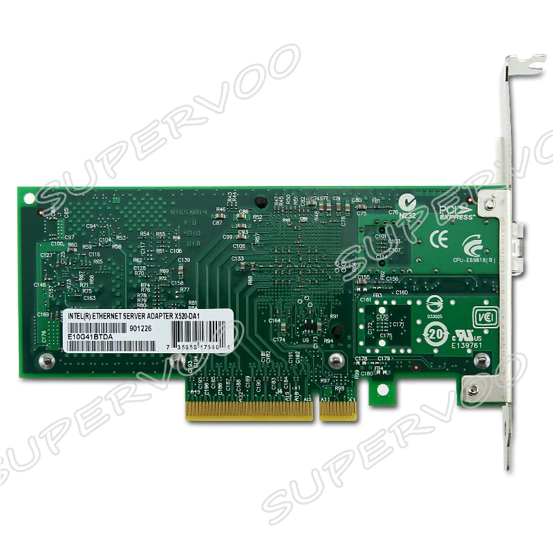 Brand New X520-DA1,10Gb PCI-E NIC Network Card, Single SFP+ PCI Express Ethernet LAN Adapter