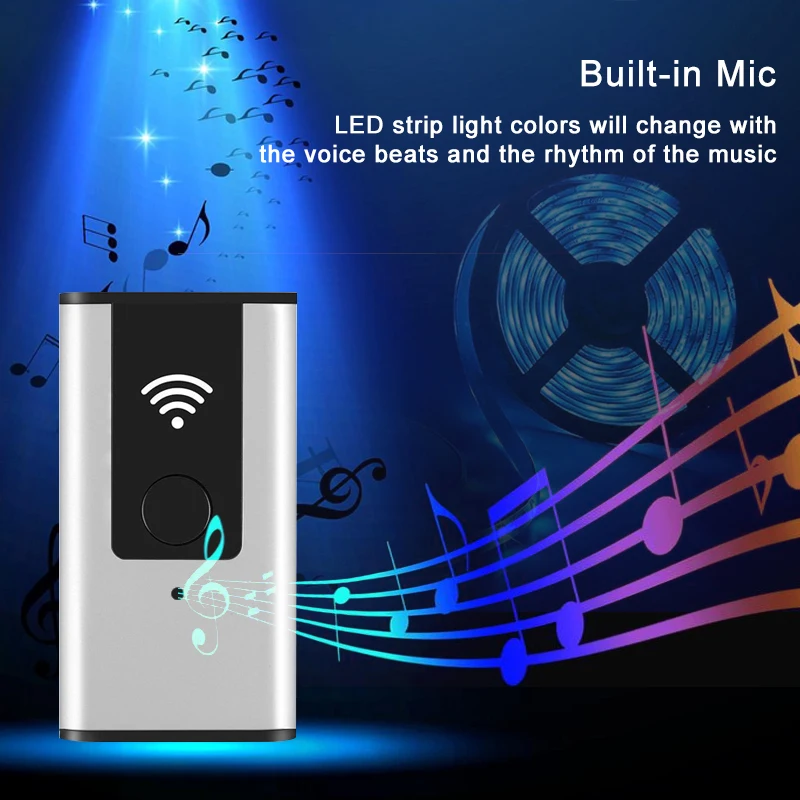 LED RGBW Strip Controller Driver WiFi 2.4 Dimmer Music Remote Control