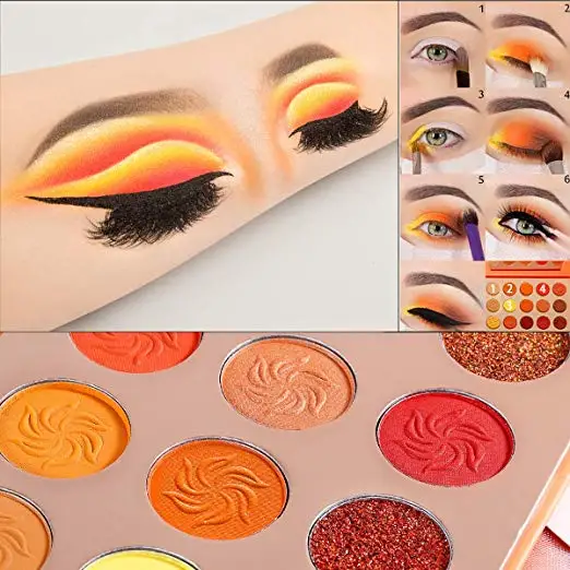 
Cardboard empty eyeshadow palette best pigment makeup beauty cosmetics glitter 
