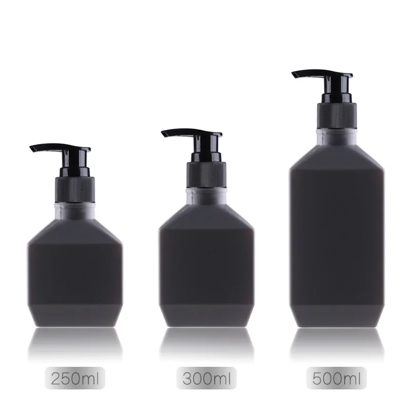 Оптовая продажа HDPE дезинфицирующее средство для рук пластиковая бутылка 250 мл 300 мл 500 мл косметическая упаковка лосьон насос бутылка пустая бутылка гель для душа