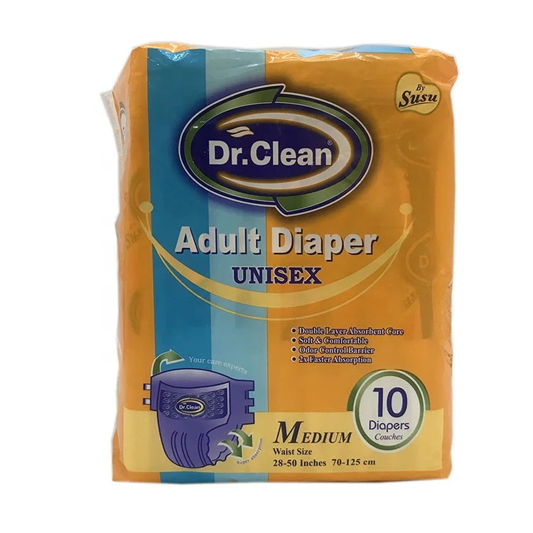 Custom Logo New Design Plastic Like Disposable Adult Baby Diapers Print Adult Pads for Nurse