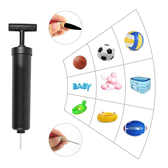 Wholesale 8inch Top Sell Mini Soccer Ball Air Pumps Basketball Football Air Pump With Needle