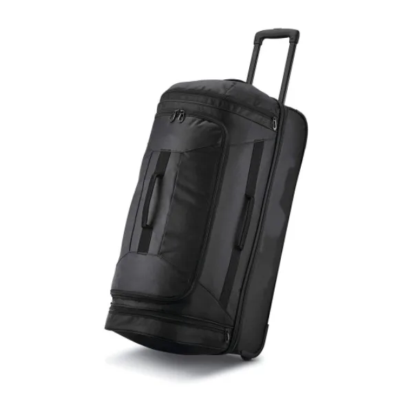 Promotional Rolling Luggage Bag Travel Suitcase Trolley Portable Duffle Bag with Wheels