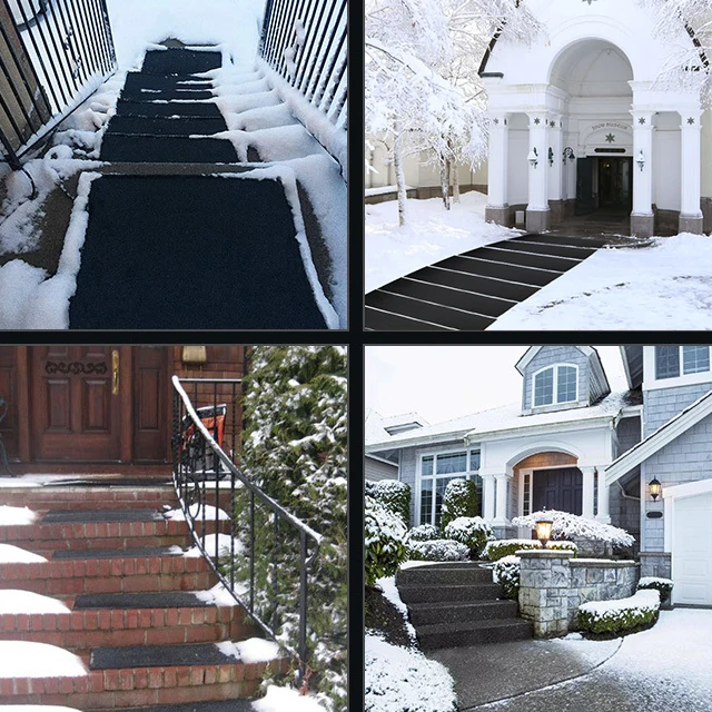 PVC Ice melt Ice mat for Residential and Industrial Use Heated Snow Melting Mat Heated ice melt for snow outdoor mats