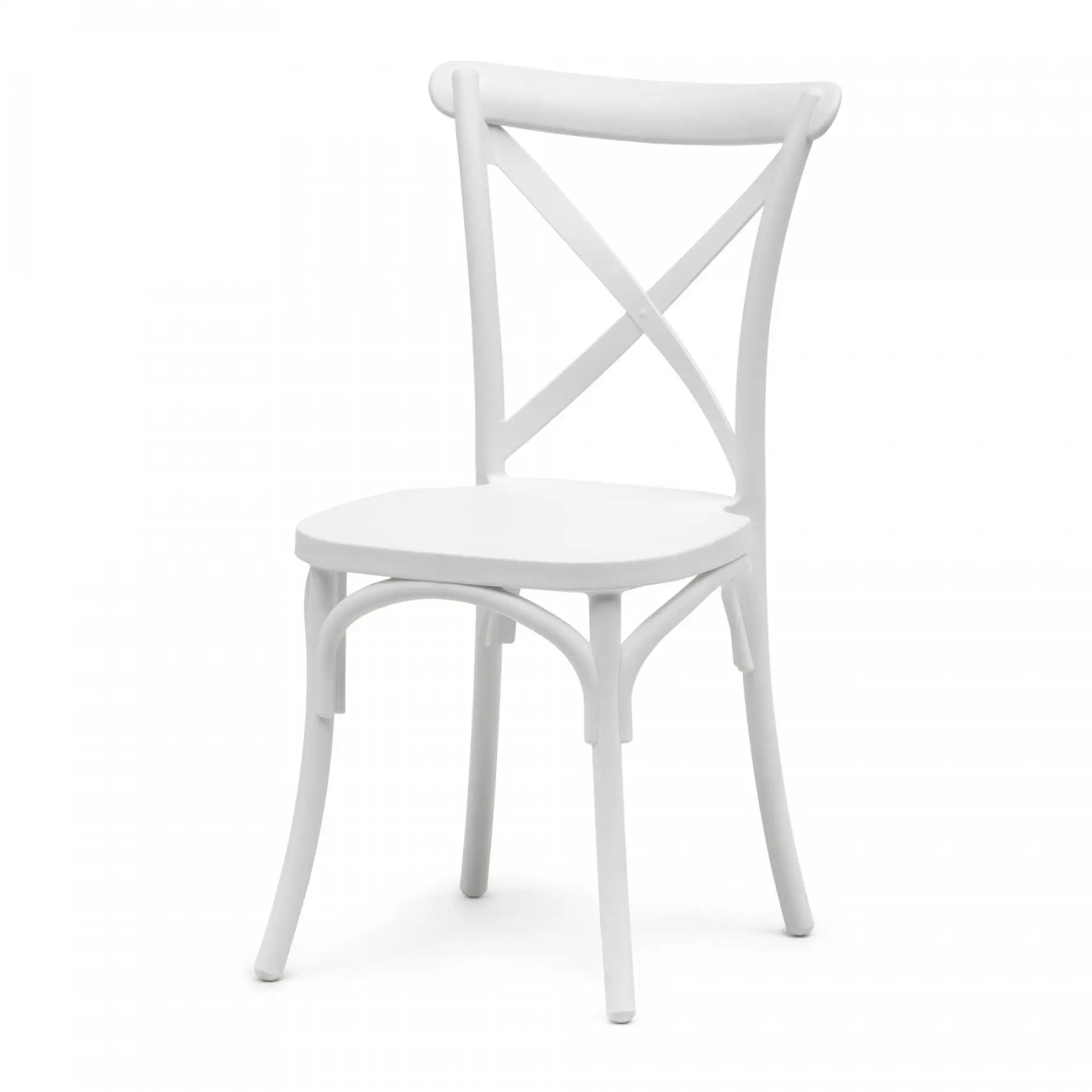 Wholesale different color options white black  event crossback chairs for weddings
