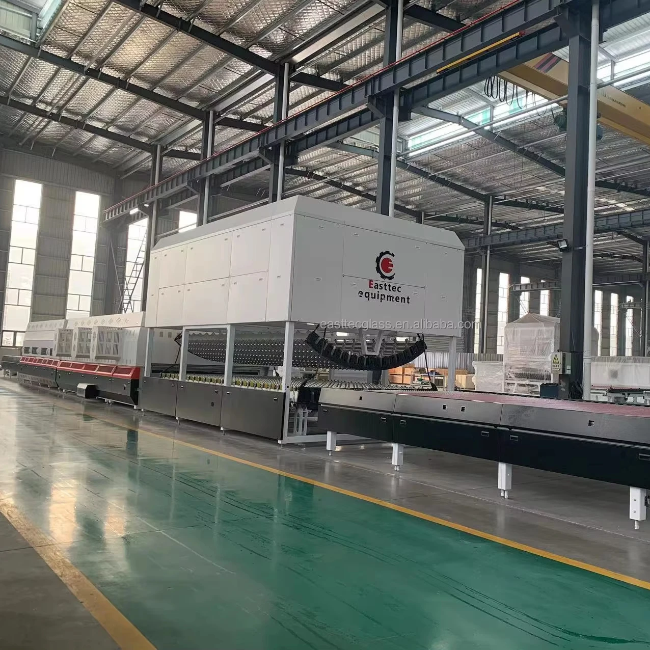 Easttecglass Flat And Bend Glass Tempering Machine