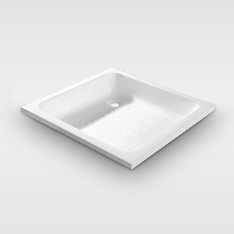  Pure and easy to clean drop in acrylic shower tray base with anti