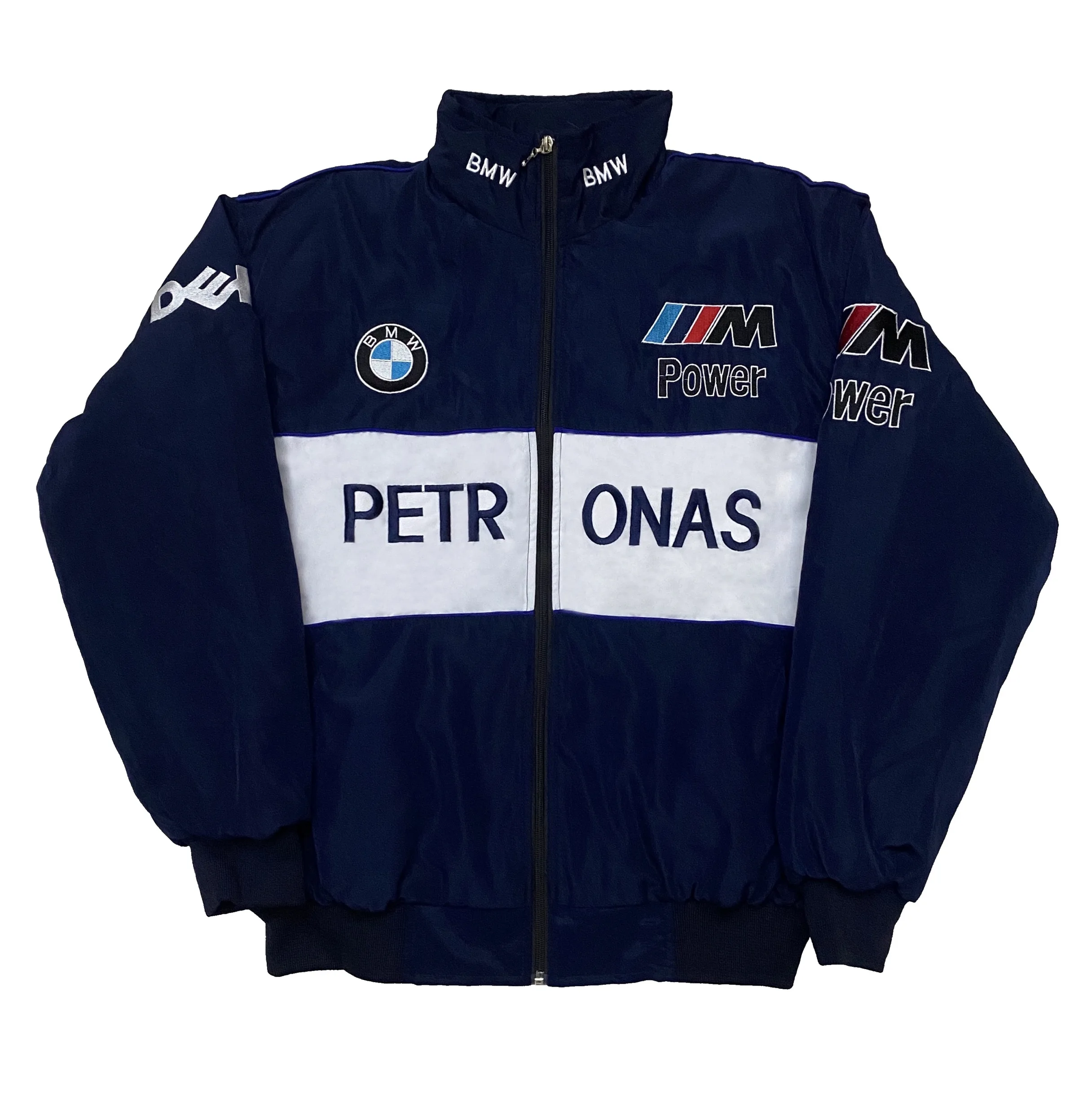 Новый 2024 гоночный костюм Formula One F1 для BMW вышитая хлопковая куртка