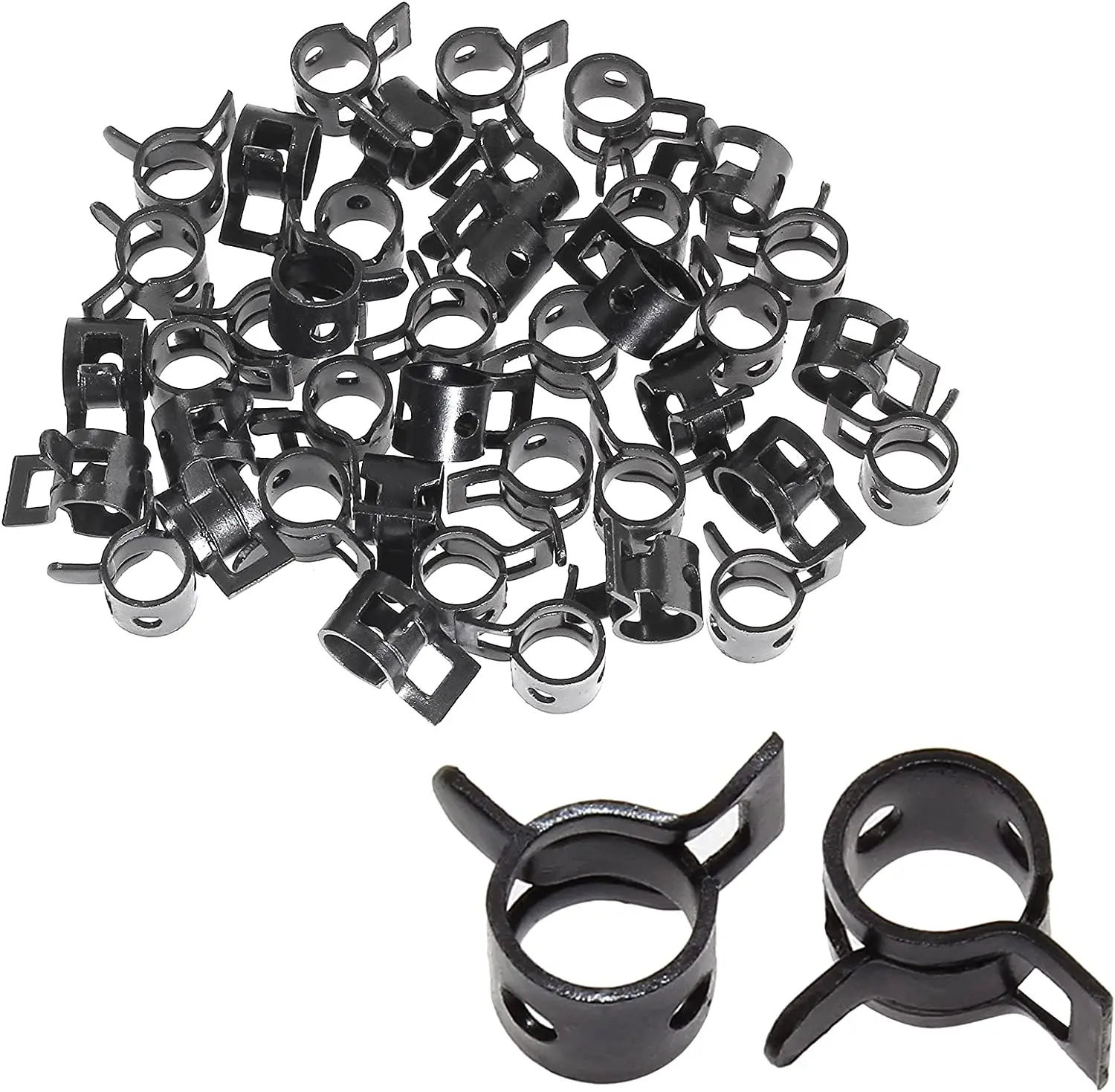 factory supply fuel hose 65Mn zinc plated  springs clamp for automotive Stainless SteelZinc Plated  ss304 hose clamp