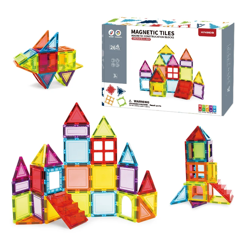 MagneWorld Magnetic Building Shapes for Creative Play