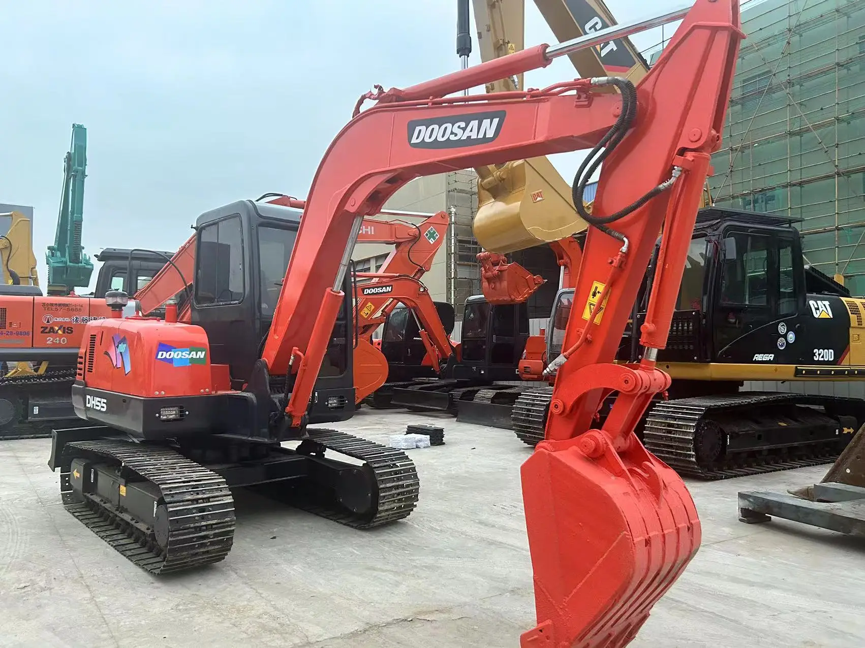 Used Doosan Mini Crawler Excavator Dh55,Doosan Dh55 Dh60-7 Dh70 Dh80 Excavator Made In South Korea,Doosan Dh55 Excavator