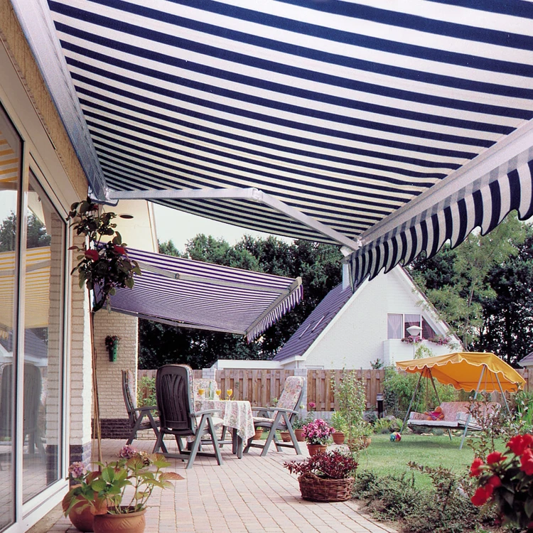 High Quality Outdoor Retractable Awning Aluminum Construction Roof Canopy Door Pergola Acrylic Sunshade Window Folding Pergola