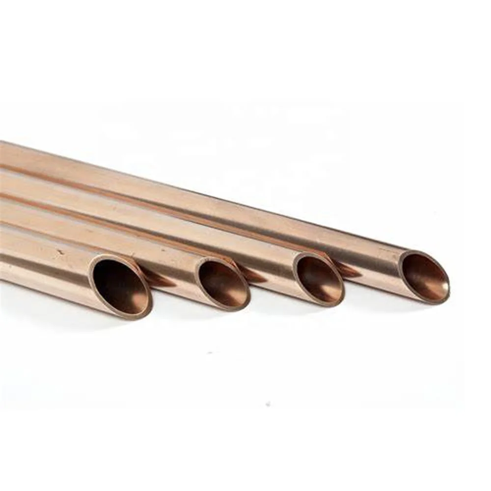 Good price C1220 C1200 C1100 alloy straight ac insulated copper pipe tubes