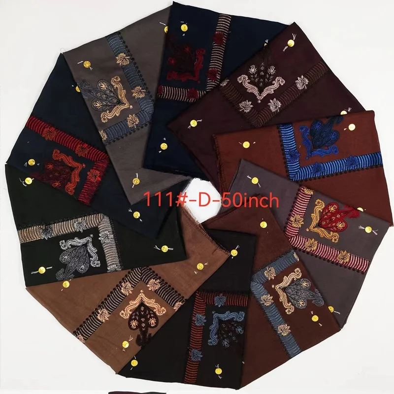 Арабский мусульманский вышитый тюрбан Ближний Восток Саудовский Йемен Дубай Мужская шаль шарф хиджаб для мужчин заводские шали 50 дюймов