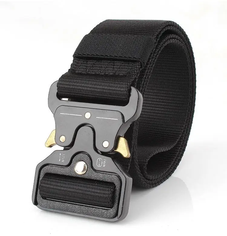 Tactical Belts Nylon litary Waist Belt with Metal Buckle Adjustable Hvy Duty Training Waist Belt Hunting Accessories