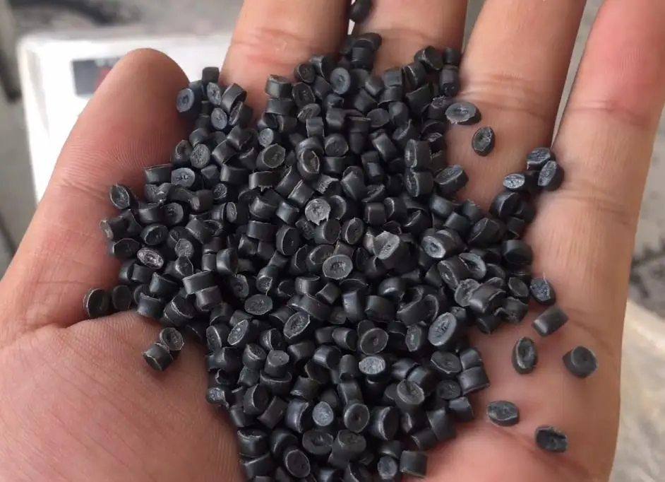 HDPE Recycled Granules/Granular Black Color GB Standard Manufacture Supply 2022