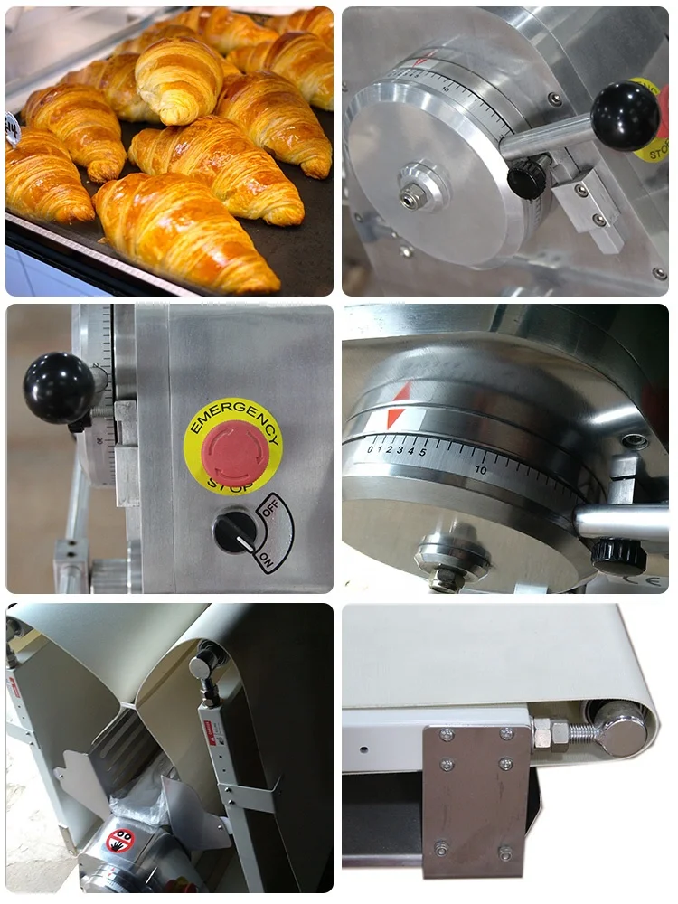 Top quality Factory price reversible portable dough sheeter for making croissant