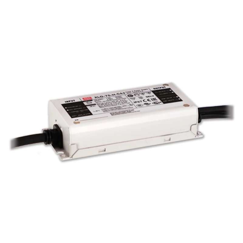 Mean Well New Products XLG-DA2 50w 75w 100w 150w 200w 240w 320w 12v 24v DALI-2 Digital Dimming LED Driver