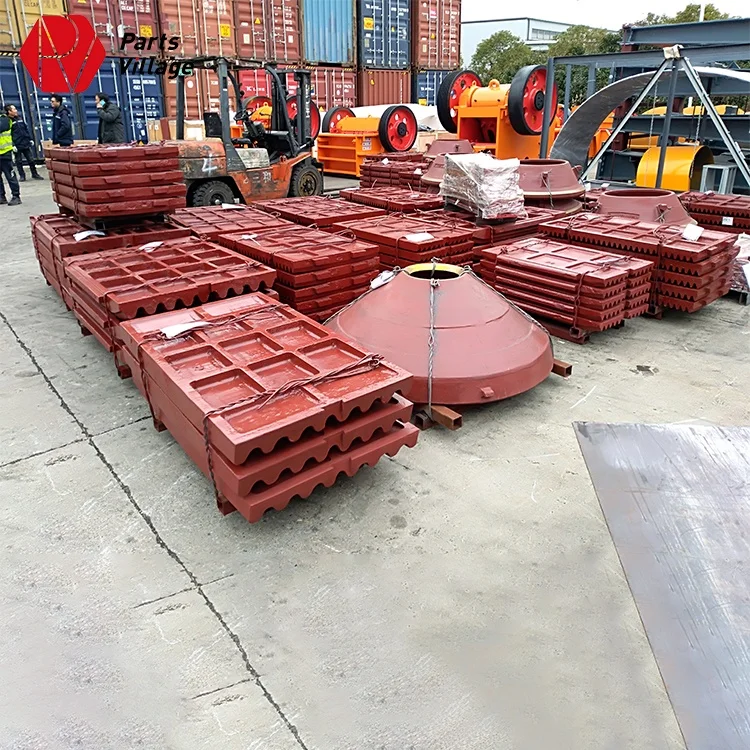 Factory direct sell good quality jaw crusher spare parts high manganese chromium jaw plate