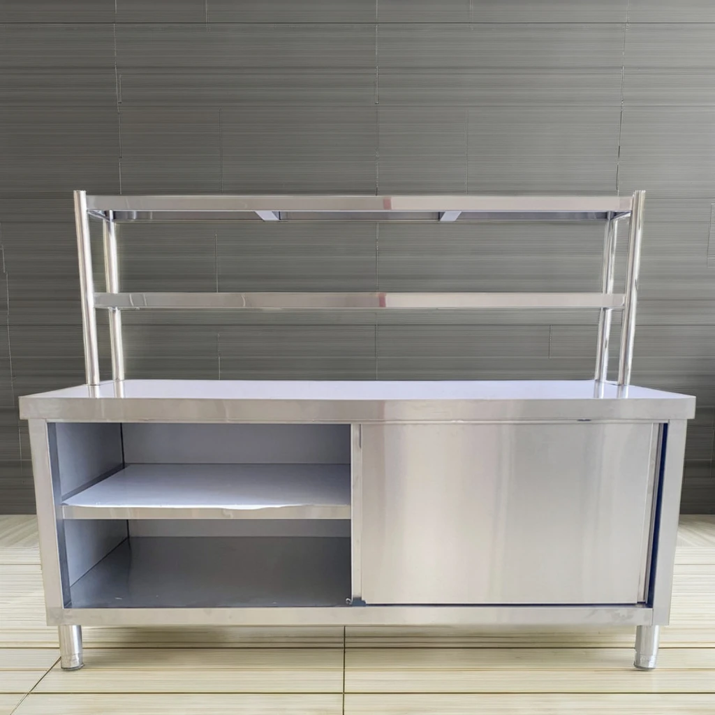 High Quality Stainless Steel Workbench Cabinet for Kitchen Equipment Factory Work Table for Hotels and Restaurants