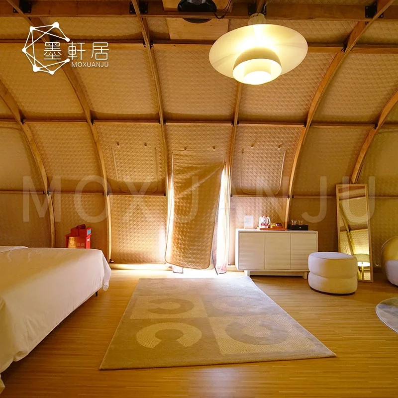 Waterproof PVC Domes Glamping Panorama Geodesic Dome Lodge House for Sale
